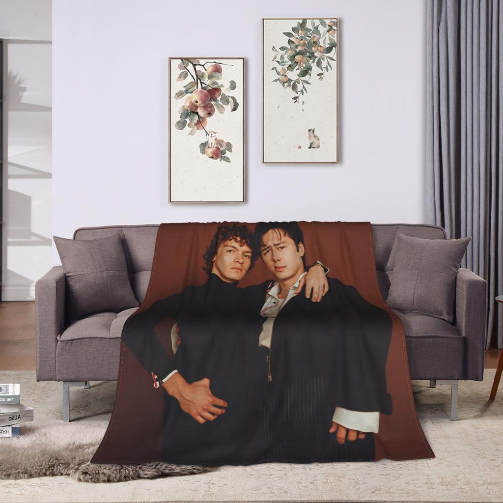 Heated Rivalry Soft Blankets Camping Plush Throw Blanket Street Trend Couch Bed Flannel Bedspread Sofa Bed Cover
