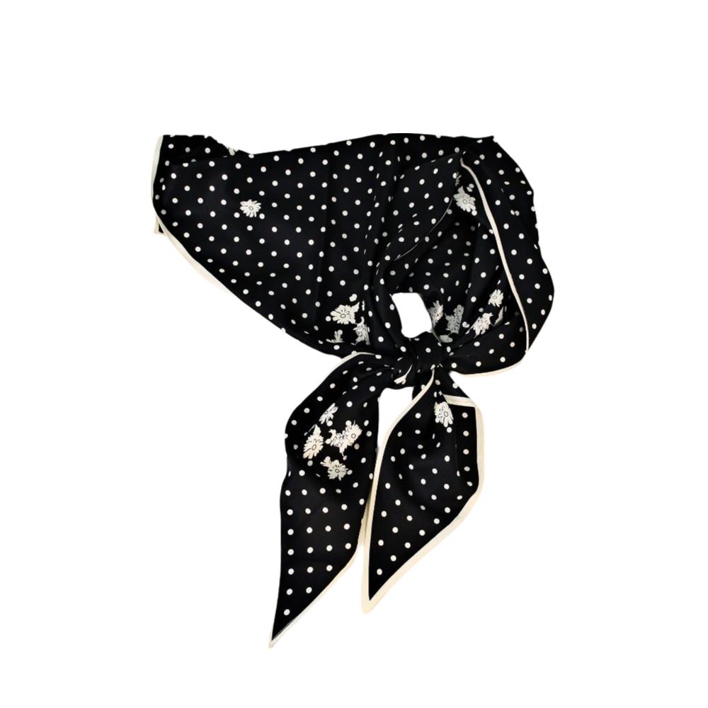 Polka Dot Daisies Scarf Advanced Shawl Trendy Hip Curtain  for Women