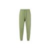 Jordan Essentials Solid Color Lace Up Casual Elastic Cuff Fleece Lined Knitted Sweatpants Men's Light Olive Yellow FJ7780-340