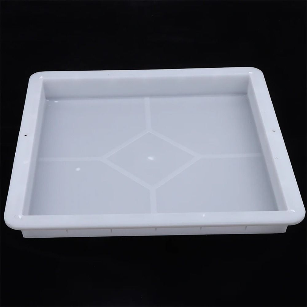 1Pcs 30x30x3.5cm Paving Brick Mould Rhombus Reusable Concrete Path Maker Mold DIY Plastic Walk Maker For Lawn Patio Yard Garden