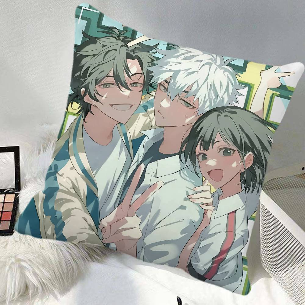 Anime Lu Guang Pillow Case Square Pillow Bedroom Sofa Leisure Comfort Cushion Car Home Decoration