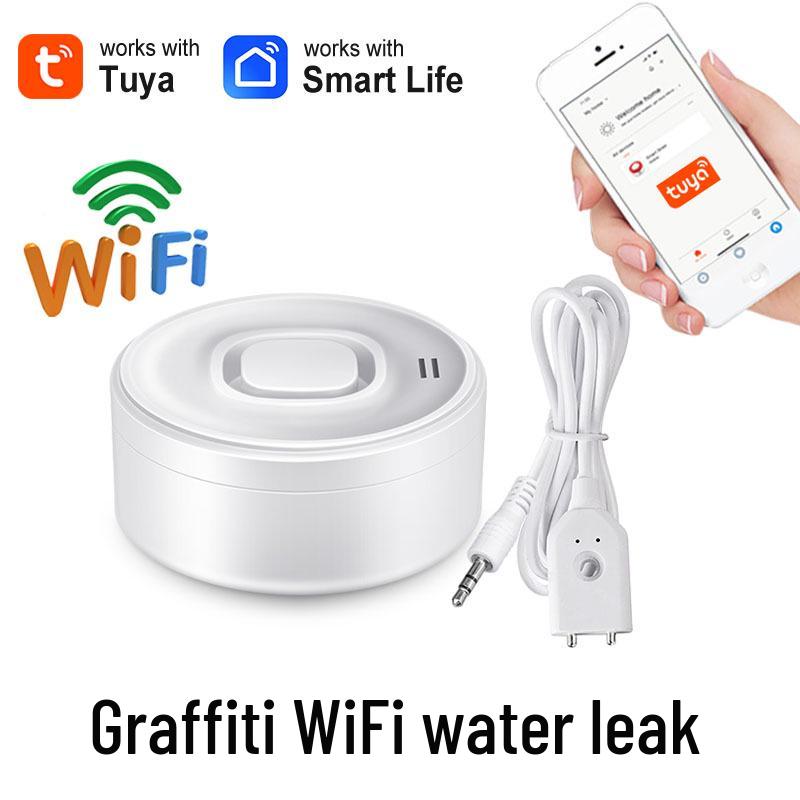 Tuya Zigbee WiFi Smart Water Leak Detector & Alarm for Kitchen