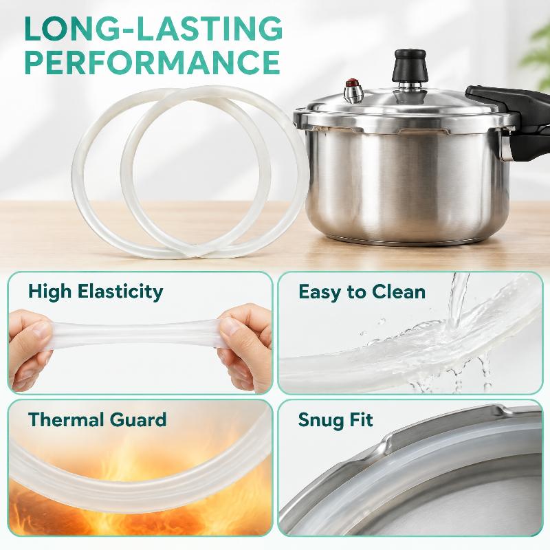 Universal Multi Size Pressure Cooker Sealing Ring Silicone O Ring Replacement Accessory Pressure Cooker Simple To Operate