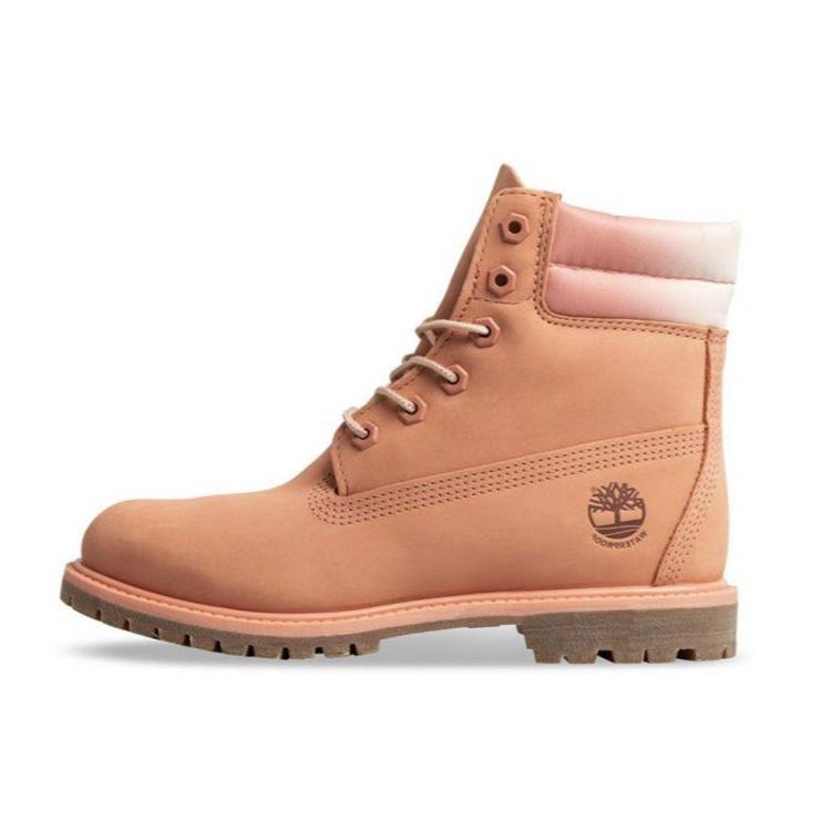 

Timberland 6 дюймов легкие рабочие ботинки средней высоты женские ботинки светло-розовые A1WVV