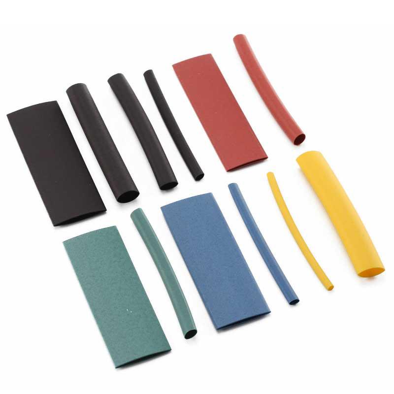 Black & White Heat Shrink Tubing Kit, 140pcs/328pcs, Wire Insulation Sleeve Set.