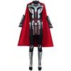 Halloween Cosplay Costume Thor 4 Thor Thorin Simple Children's and Adult Tight-Fitting Jumpsuit Cosplay Performance