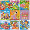 6 шт./лот Дитячі 3D EVA Липкі Мозаїки Пазл DIY Пінопластовий Ручний Робота DIY Мистецтво Мультяшний Малюнок Креативні Навчальні Іграшки для Дітей TMZ