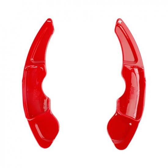 Steering Wheel Paddle Shifter Extensions For Lexus IS RC RCF NX Red