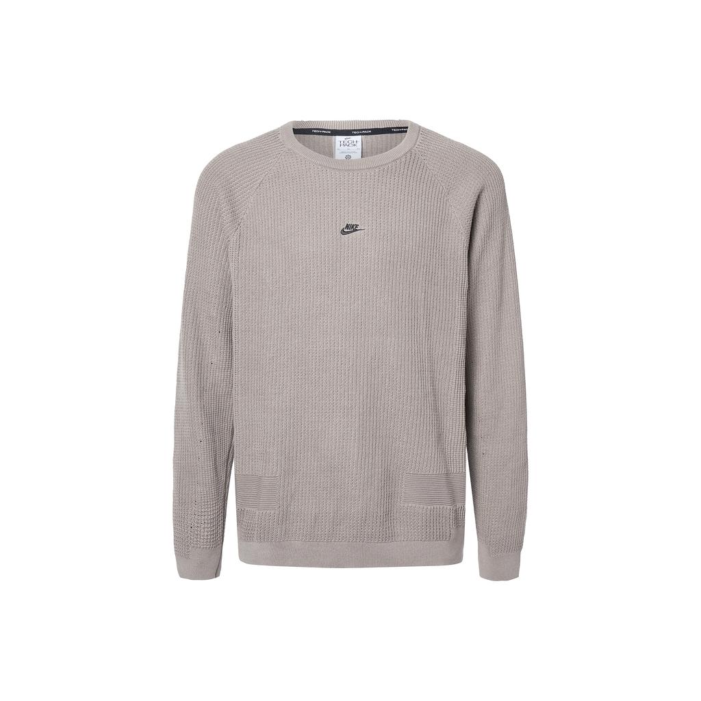Nike Long Sleeve Crew Neck Sweatshirt Men Tops Brown DN3618-087