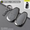 Compatible Car Key Case for Weipai Model B In Elephant Gray