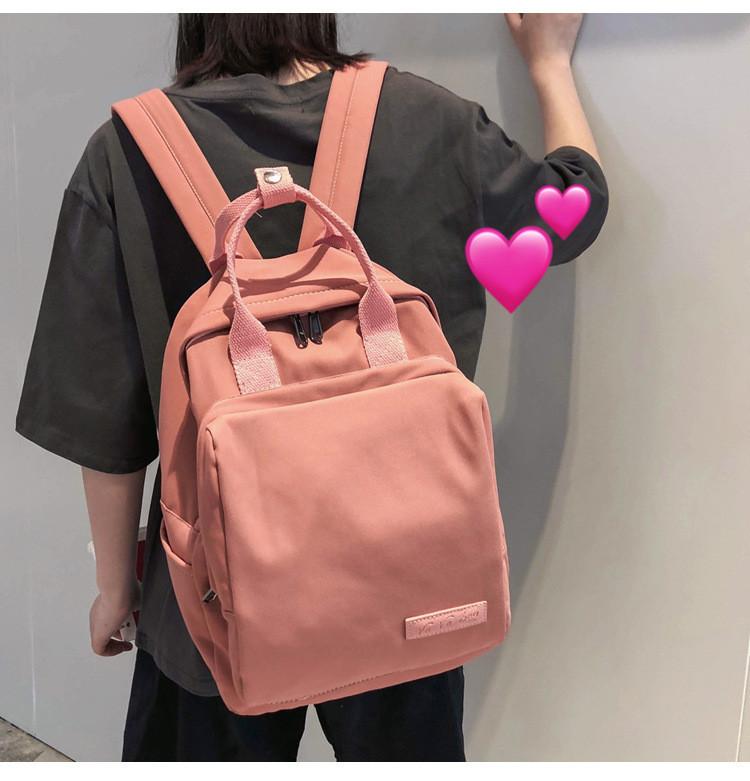 Lightweight Macaron Korean Style Backpack Practical For Primary And Middle School Students 2023 New Japanese Double Shoulder Bag