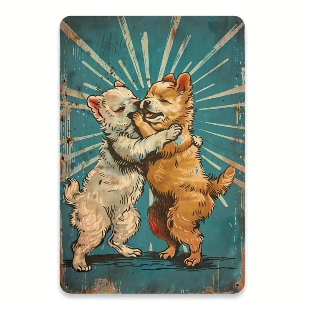 Vintage Metal Sign Live Life In Full Bloom Garden Wall Art Decor 20x30cm