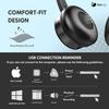 USB C 3.5mm Auricular Computer Headset Wireless Office Telephone Headset for Call Center Use