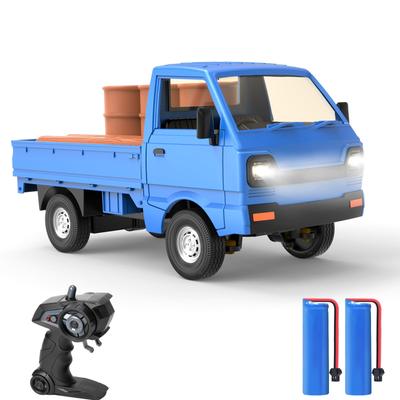 Camion RC, Voiture RC, Modèle de camion léger, Voiture RC populaire pour enfants, Mini voiture RC jouet, Échelle 1/16, 60 minutes d'autonomie, Lumières LED, Effets sonores,