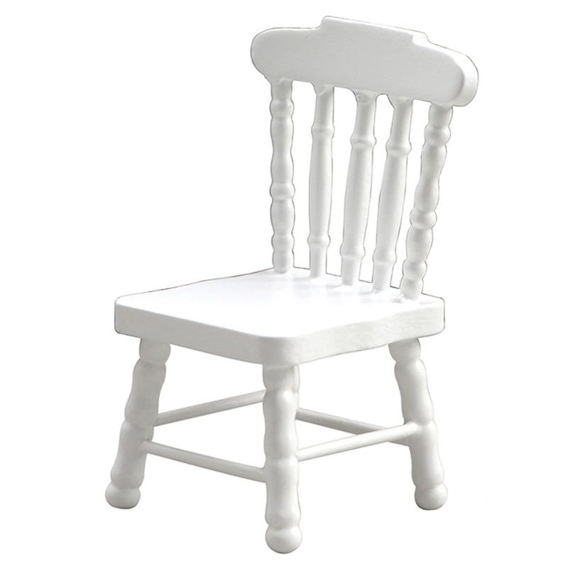Children's Interactive Dollhouse Wooden Dinning Chair Table Decoration Ornaments Toy Portable Relieve Boredom Toys