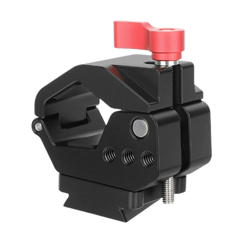 

Aluminum Rod Clamp V-Mount Battery Clamp 25-35mm Diameter Rod Pipe With 1/4inch-20 Threads For Tube Adapter Grip 1