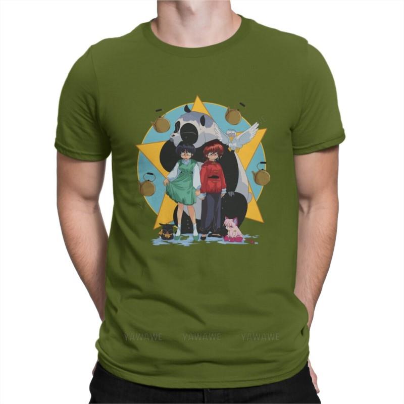 Transformation Classic T Shirts Unisexs  Pure Cotton Vintage TShirts O Neck Ranma Unisexga Tee Shirt Short Sleeve Tops Unique