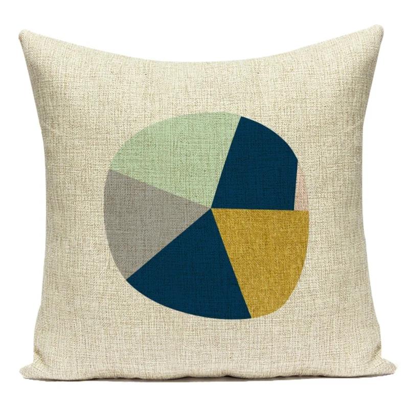 Letter Geometry Print Cushion Cover Decorative Pillow Cover Sofa Bed Car Throw Pillowcase Accessories Sweet Home Textile Decor