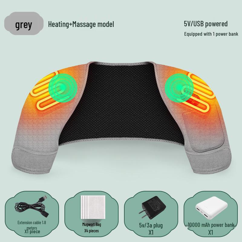 Heated Massage Shoulder and Neck Camisole for Men & Women - Warm Compress Therapy for Cold Protection