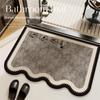 Anti Slip Puppy Absorbent Mat Cartoon Animal Door Mat Stain-resistant Bathroom Mat  Laundry Room