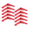10pcs Ball Valve Lock Safety Lockout Stainless Steel Small Red for 38?76mm/1.5?2.99in Stem Diameter