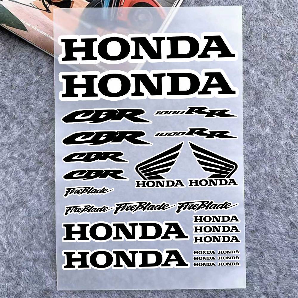 For Honda Reflective Motorcycle Stickers, 3M Safety Warning At Night In The Dark Scooter Helmets TT5 zjyr1