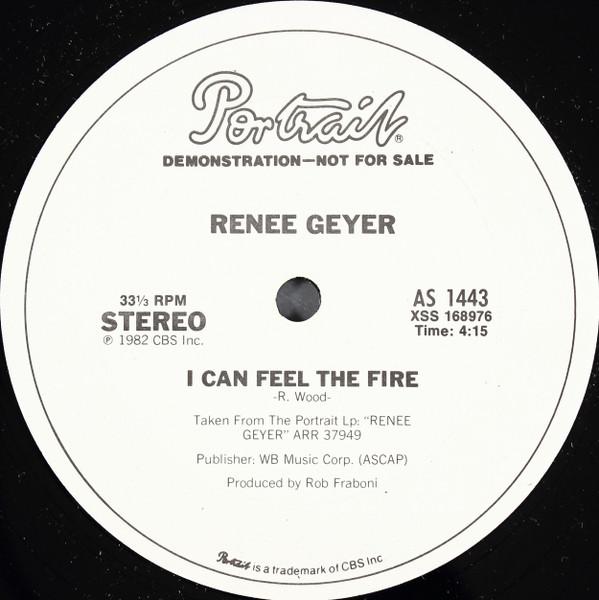 

LP Record RENEE GEYER I Can Feel The Fire AS1443 Portrait 1982 US Rock Used