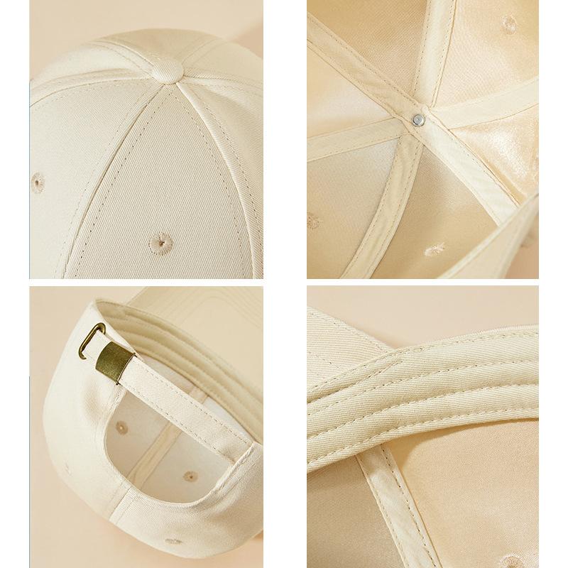 Baseball cap cm deepened hat men's tide extended brim spring and summer big head circumference cap women's sun protection sun hat