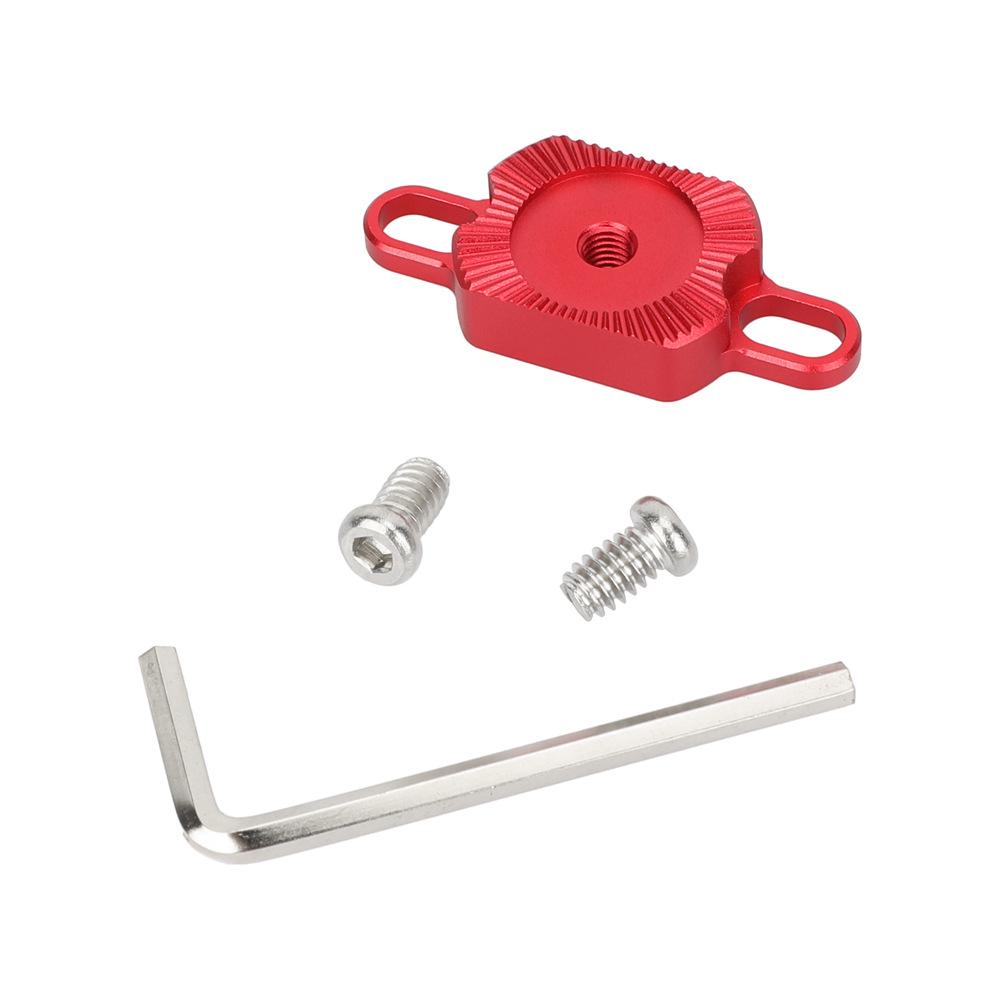 HDRIG ARRI Gear Ring with M6 Threaded Hole & 1/4 Slot Screw 3760 красный