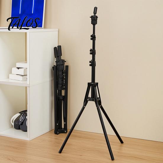 Mannequin Head Support 0.5/1.6M Stand, Height Adjustable Wig Stand Tripod for Cosmetology, Hairdressing Training, Styling Cosmetology Practice
