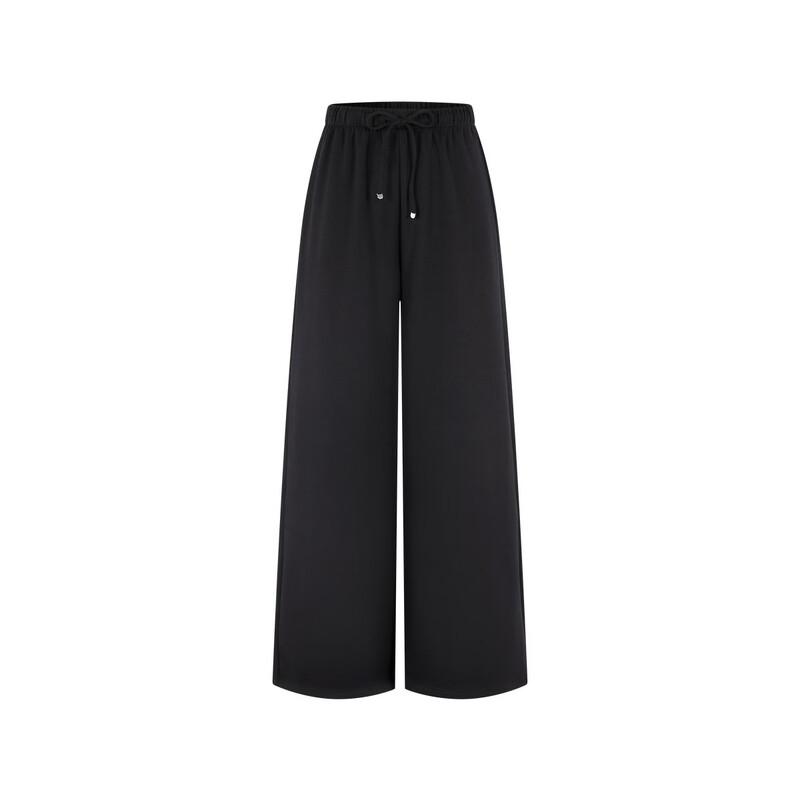 FivePlus Women's High-Waisted Knit Wide-Leg Casual Pants