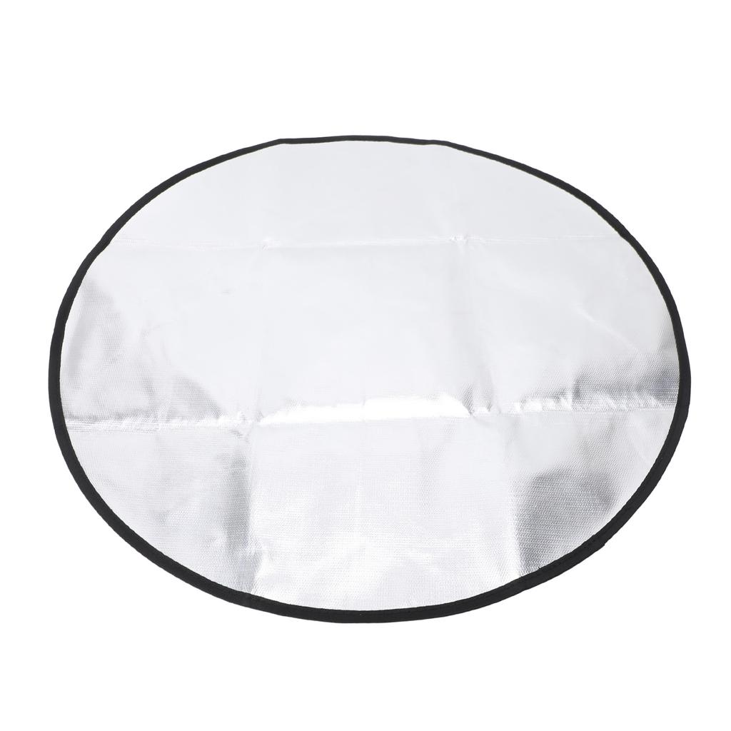24 Inch Round Outdoor Under Grill Mat  Proof Grill Pad Oilproof Waterproof Heat Resistant Indoor  Place   Pit Mat