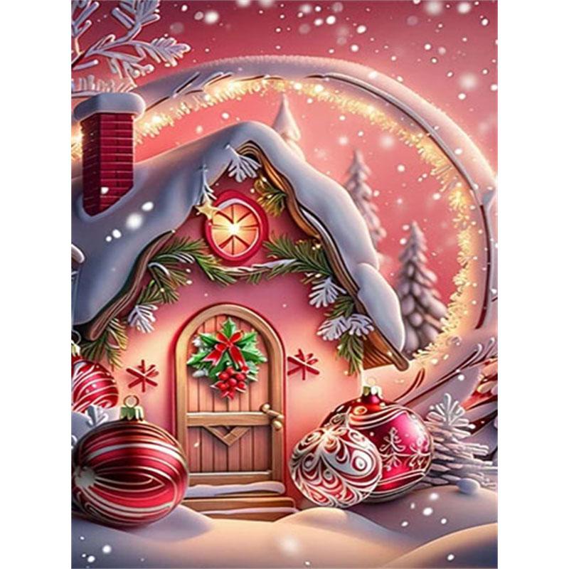 DIY Diamond Painting Warm Home Cross Stitch Kit Mosaic Art Diamond Painting Full Circle/Square Diamond Home Decoration