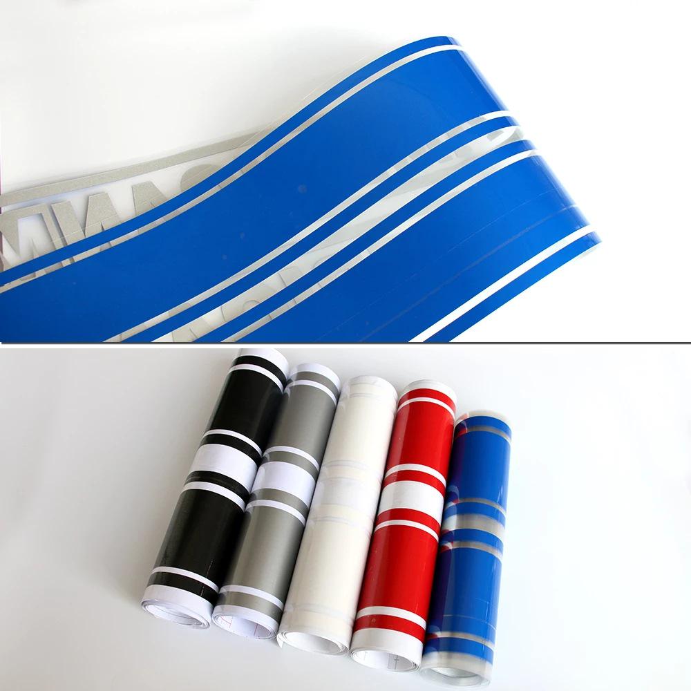 Ford Mustang Racing Stripes & Side Skirt Stickers for Car Modification