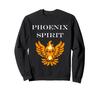 Humor Phoenix Animals Simple Fire Bird Spirit Phoenix Sweatshirt