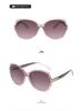 Elegant Oversized Polarized Sunglasses for Women - UV Protection, Retro Style, Face Slimming