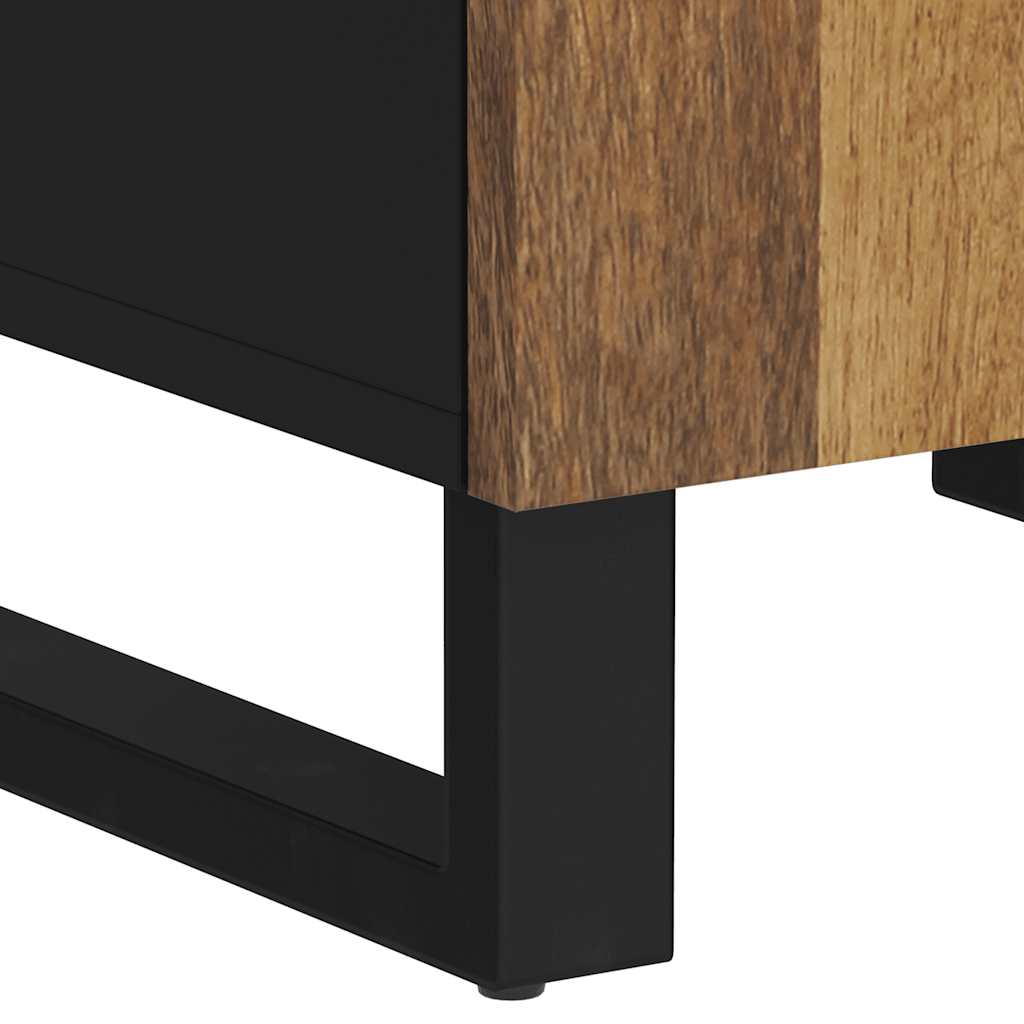 Bathroom Cabinet 38x33x58 Cm Solid Mango Wood