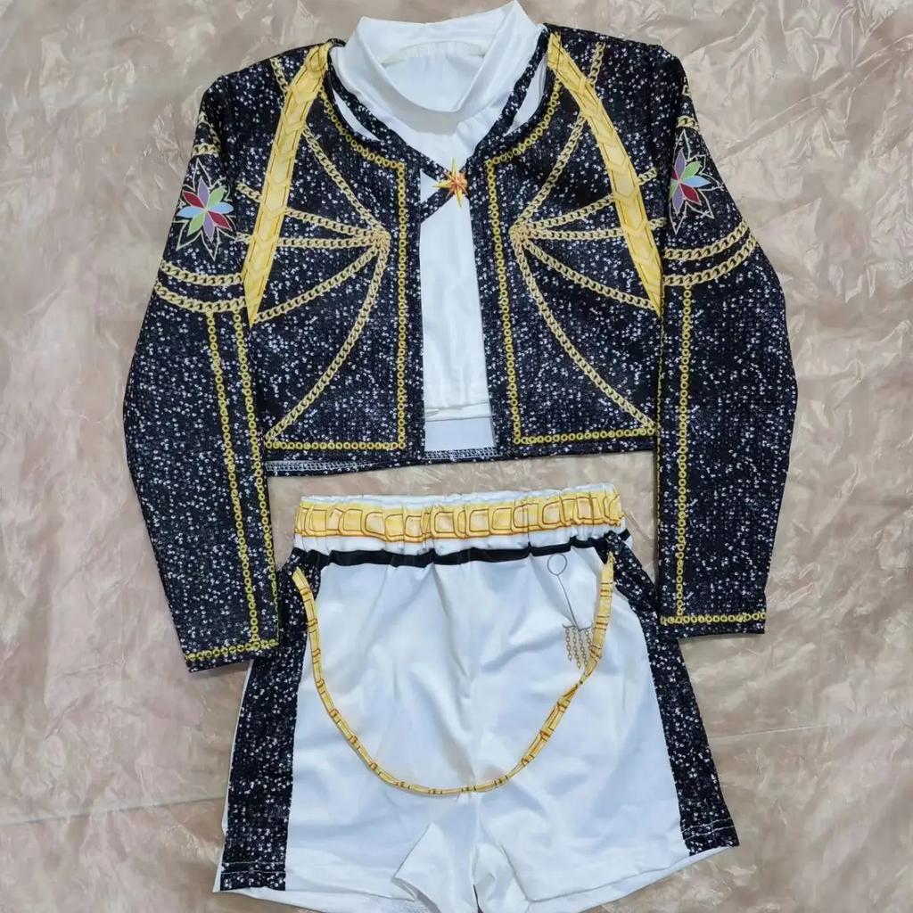 Barn Rumi Mira Zoey Cosplay KPop Demonjegere Jentekostyme K Pop Huntrix Gullkostyme Barn Halloweenfest Klær Antrekk