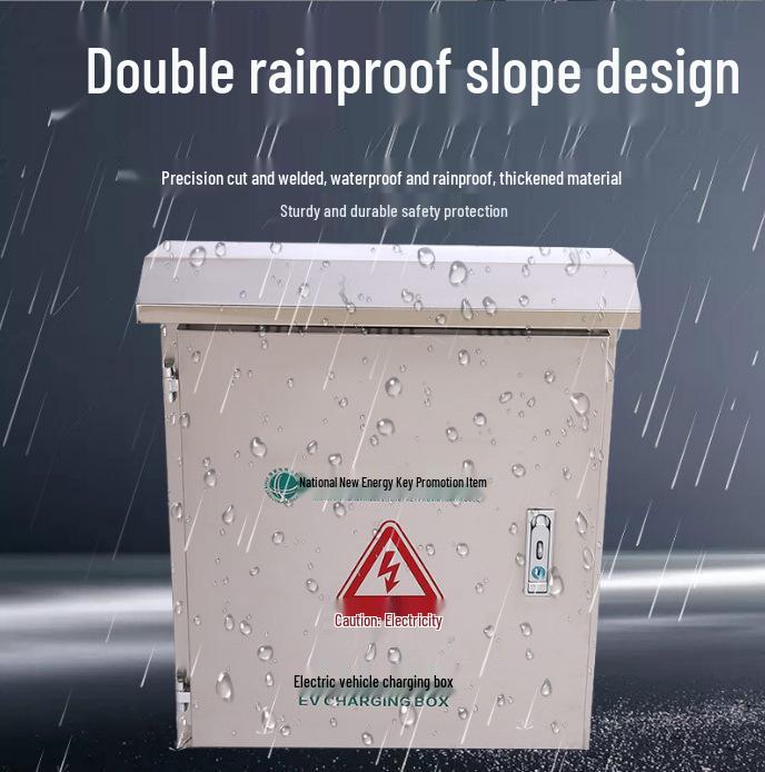 Zewnętrzna wodoodporna skrzynka ochronna na słupki ładowania do pojazdów elektrycznych - Trójfazowa czteroprzewodowa skrzynka licznikowa