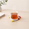 Heat Insulation Coaster Cute Chicken Coaster, 3D Printed Reusable Drink Animal Table Protection Mat for Home Office Use Decorative Countertop