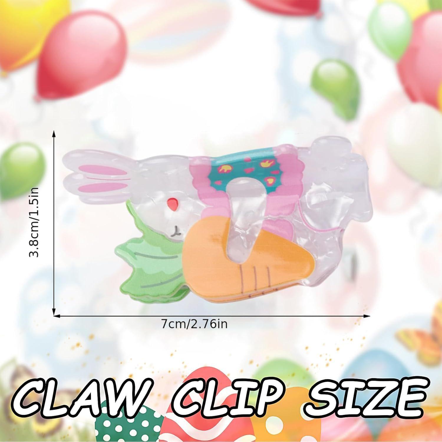 

1PC Cute Rabbit Hair Claw - Cartoon Ponytail Clip, Cute Back-of-Head Updo Shark Clip & Hair Accessory