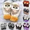 New Style Winter Warm Gloves Women Animal Pattern Glove Warmth Plush Knitted Glove Fashion Cute Gloves for Women Guantes