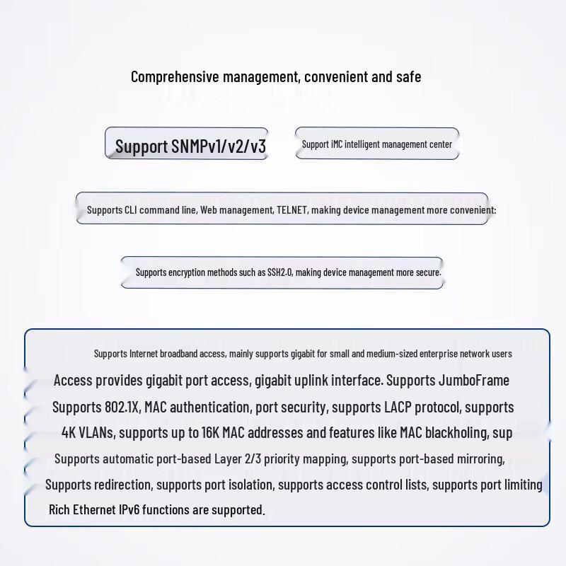 H3C S5500V2-52C-EI Enterprise Layer 3 Managed Network Switch