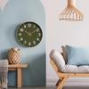 Silent Quartz Wall Clock Round Mute Clock Living Room Decoration Digital Clock  Cafe
