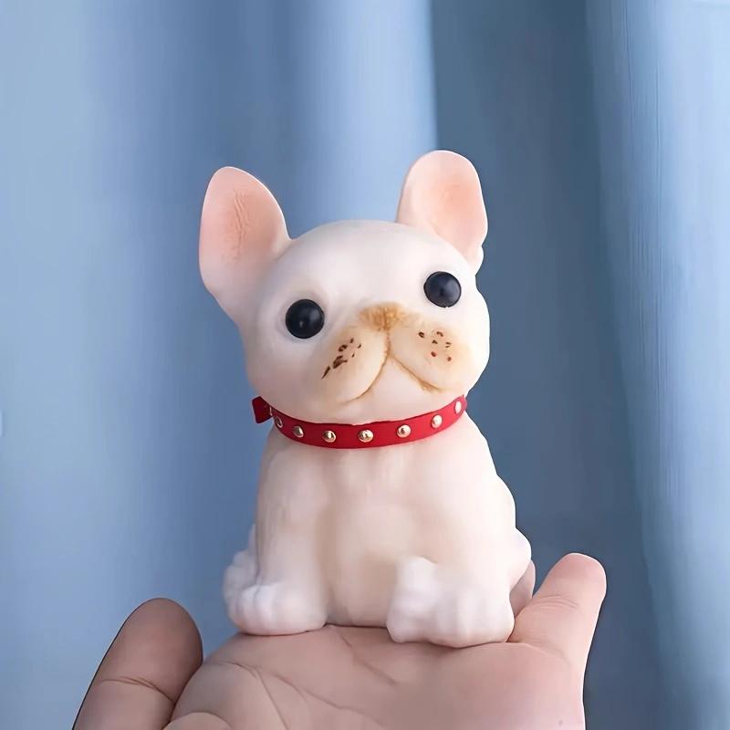 Squishy Puppy Animal Squeeze Toy Kids Soft Pinch Bulldog Pug Pop Fidget Toys Dog Desktop Office Decor Entertainment Games Gift