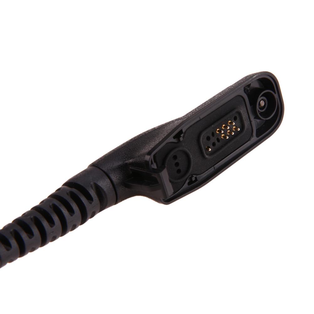 Transparent Coil Acoustic Air Tube Earplug Replacement For Radio Earpiece Headset for Motorcycle Helmet Intercom