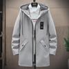 Spring & Autumn Youth Hooded Business Casual Men's Windbreaker Jacket