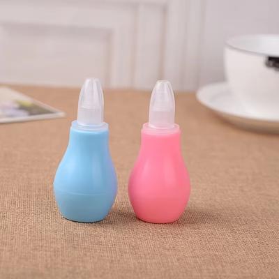 New Born Silicone Kids Safety Nose Cleaner Manual Snot Vacuum Suction Soft Children Nasal Aspirator Baby Care Accessory