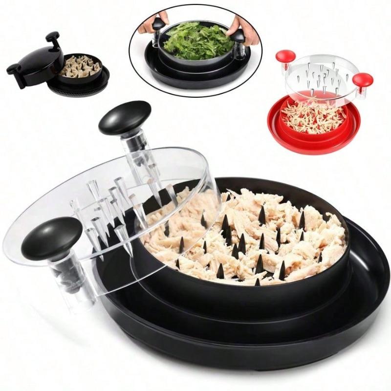 3-in-1 Manual Chicken Shredder Claws -Ergonomic Grip with Rotating Action for Effortless Meat Pulling,Dishwasher Safe&Easy Clean