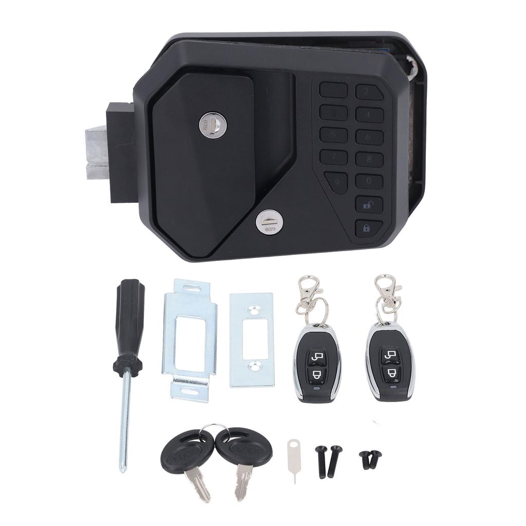 Nøkkelfri Dørlås for Bobil med Fjernkontroll og Passordopplåsing IP65 Beskyttelse for Bobiler, 5th Wheel, Lastehengere